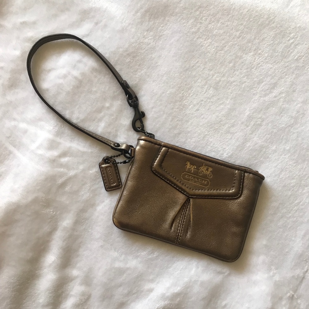 Vintage Coach Wristlet Small Wallet